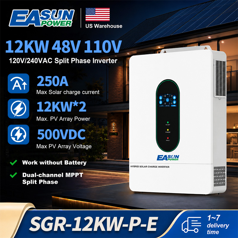 Grid Tie Inverter Limiter 2000W - Инвертор EASUN POWER 12 кВт, двухфазный,