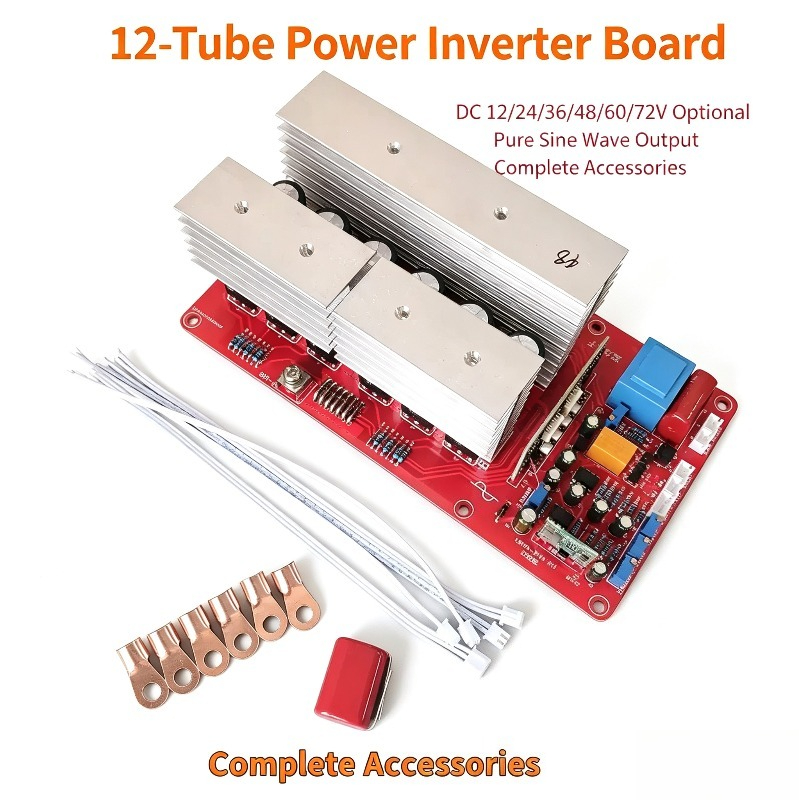 12-трубочный инвертор с чистой – обзор и цена Pure Sine Wave Inverter Board 24V 48V