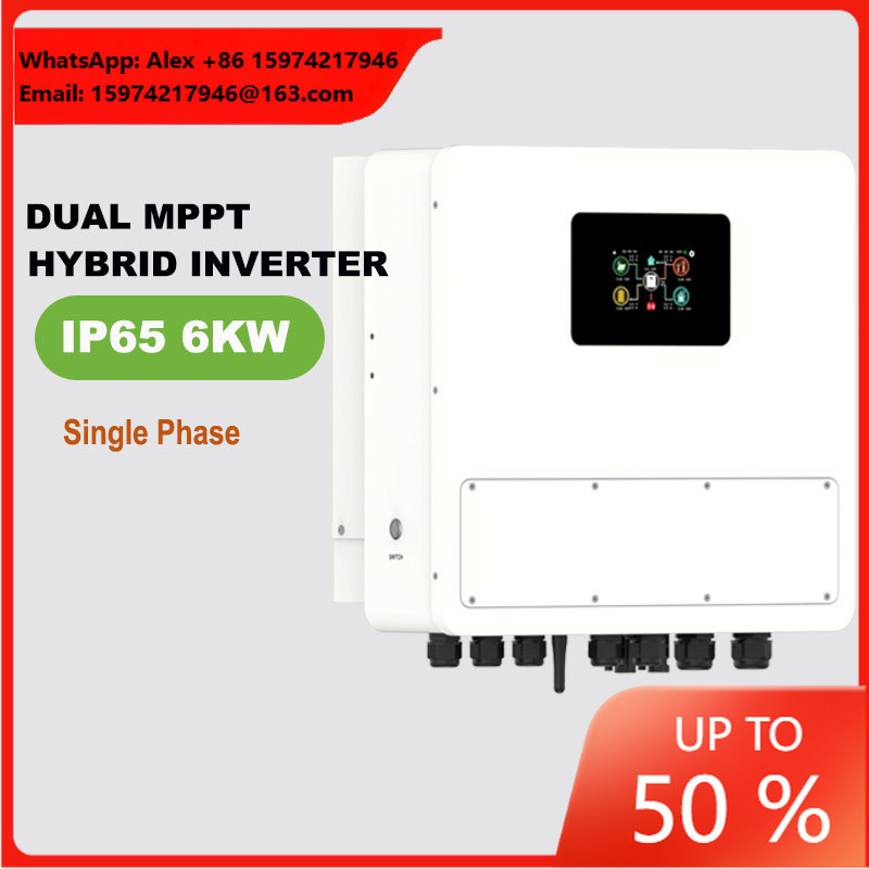 IP65 48В 6кВт однофазный низко – обзор и цена Off Grid Solar Inverter 48V 6000W